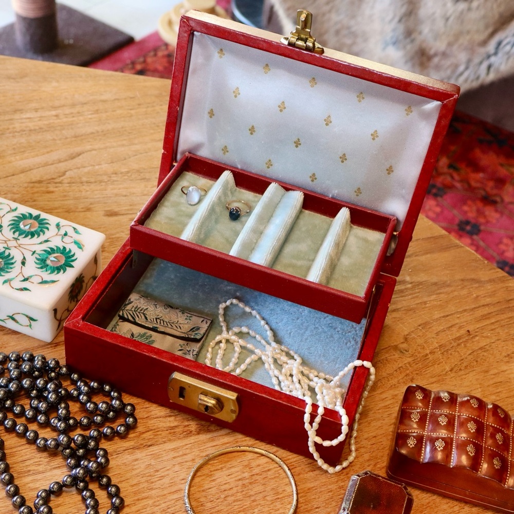 Vintage Mid Century Jewelry Box